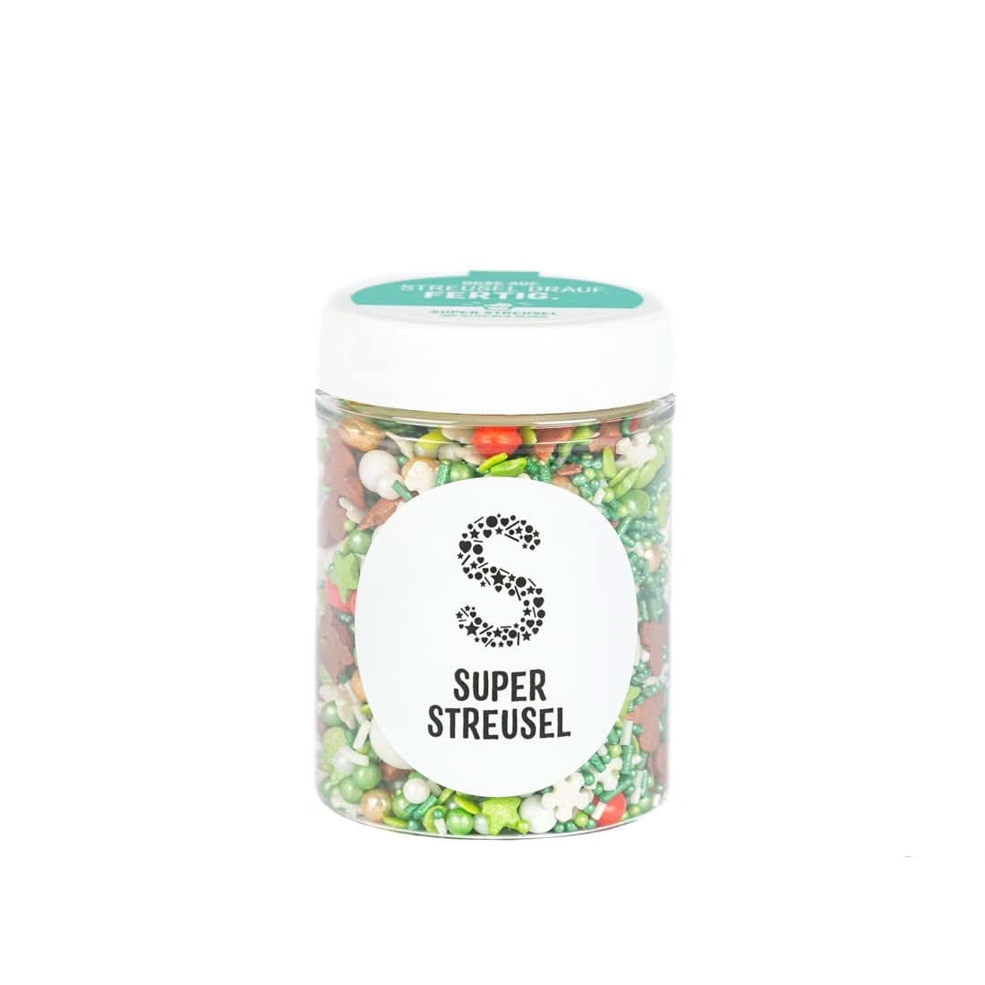 Super Streusel Hohoho, posypka o tematyce świątecznej, 90 gramów Sprinkles Naty Shop