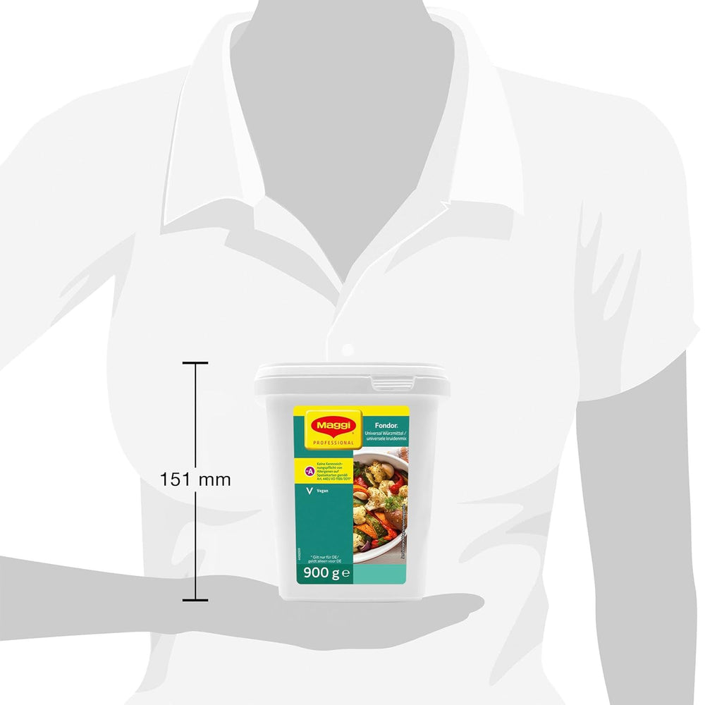 Maggi Professional Fondor Universal-Würzmittel o.k.A., wegańskie Würzmischung, 1er Pack (1 x 900g Gastro Box)