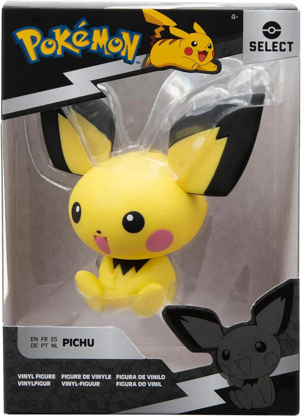 Pokémon PKW3388 - Figurka winylowa - Pichu, oficjalna figurka kolekcjonerska, 10 cm
