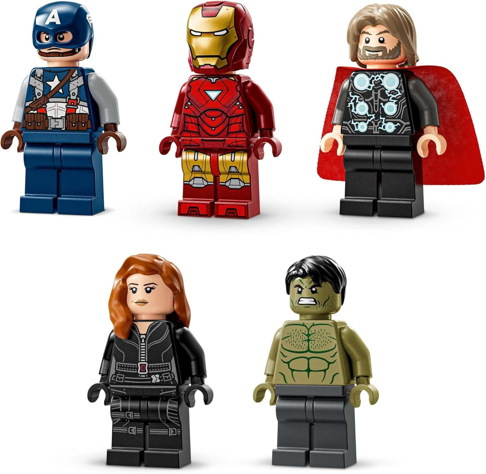LEGO Marvel: logo Marvela i minifigurki — zestaw kolekcjonerski Hulk, Thor, Iron Man, Czarna Wdowa i Kapitan Ameryka — zestaw do budowania figurek Avengersów — prezent dla chłopców i dziewcząt w wieku od 12 lat 76313 Zestawy do budowania Zobacz sklep LEGO