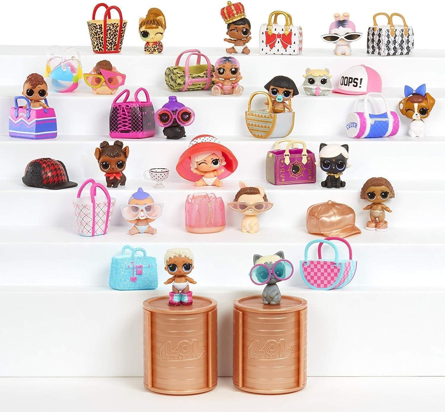 L.O.L. Surpriză! 557098E7C Lils Sisters and Lil Pets- Makeover Seria 2 - Multicolor Papusi Naty Shop