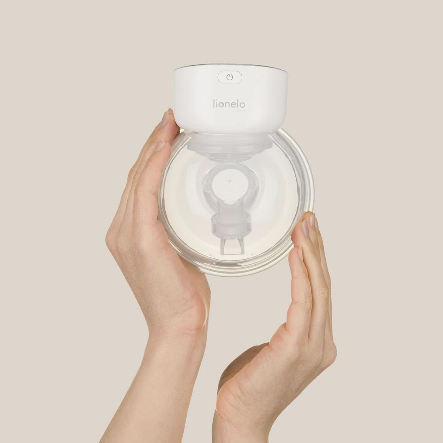 Prosta elektryczna laktator LIONELO Fidi Free 180 ml, przenośna pompka z 2 fazami, energooszczędna 9 poziomów, 3 rozmiary silikonowych lejków Timer Akcesoria Żywność i karmienie piersią Sklep Bebe Naty