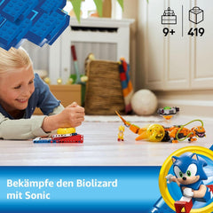 LEGO Sonic the Hedgehog Super Shadow kontra. Biolizard, zabawka dla graczy, prezent dla chłopców i dziewcząt, kolekcjonerski zestaw dla dzieci i fanów gier wideo z figurkami 77003 Zestawy do budowania Besuche den LEGO-Store