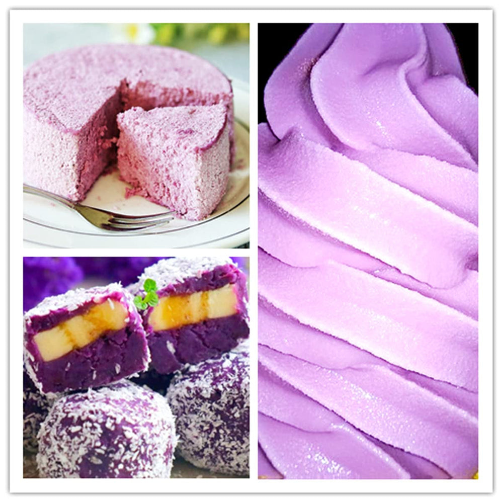 Fioletowy proszek ze słodkich ziemniaków, naturalny fioletowy barwnik spożywczy, mieszanka smoothie, naturalne składniki, 100g