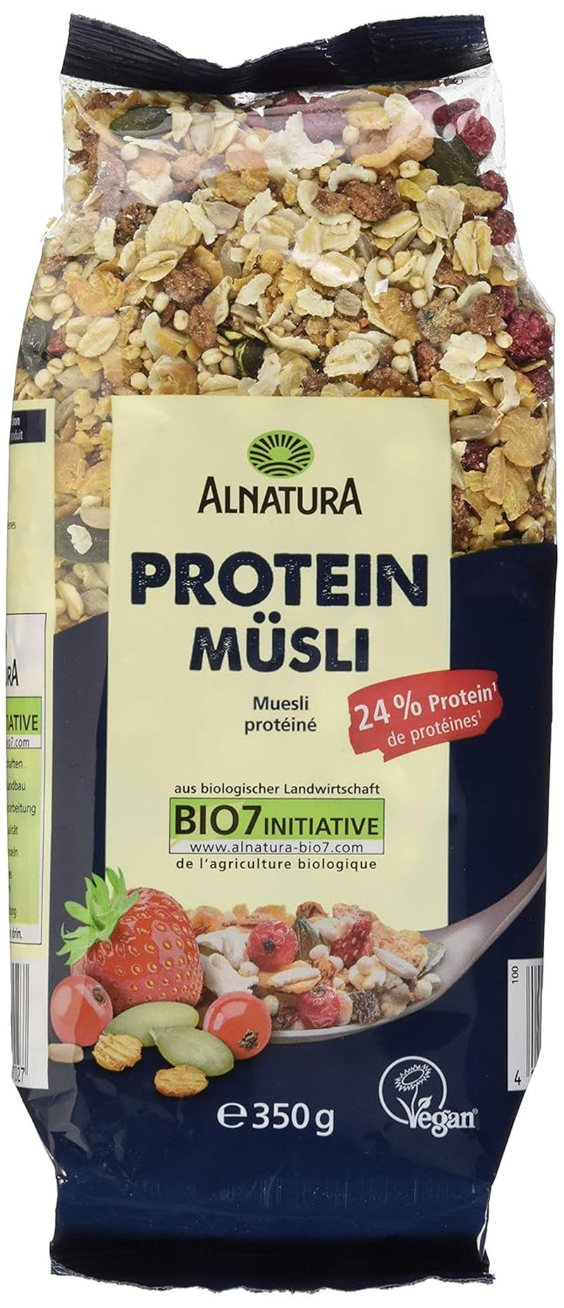 Organiczne musli białkowe, 350g