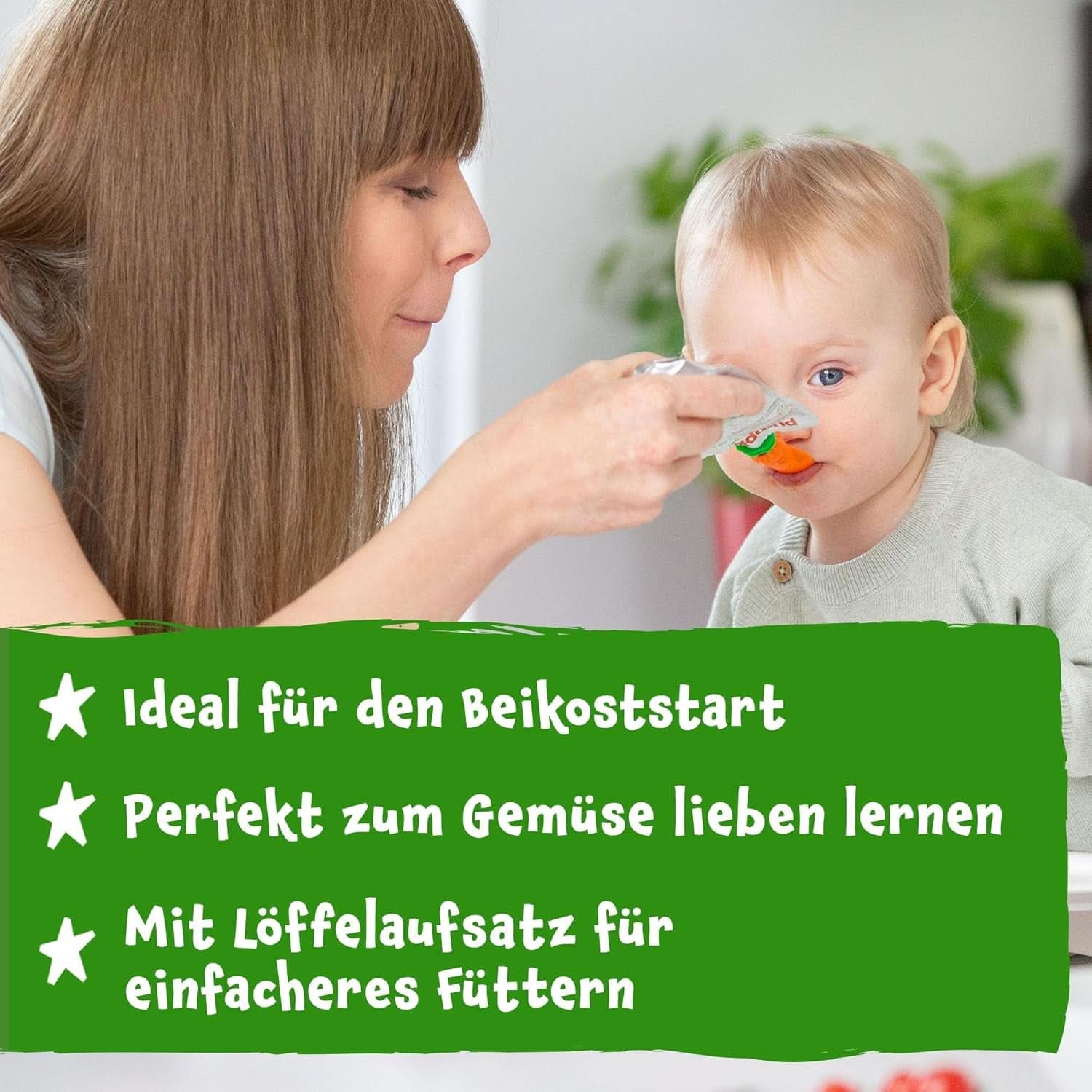 Pumpkin Organics 24Pack, organiczne puree warzywne, bez dodatku cukru, dla dzieci od 6 miesiąca, 24 x 100 gramów Matka i Dziecko Naty Shop