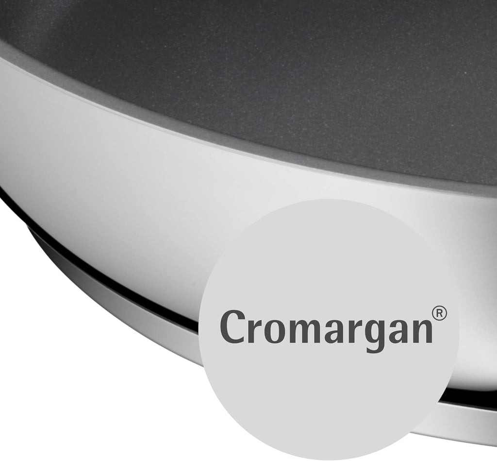 WMF Devil set tigai 2 piese, tigai cu inducție 24, 28 cm, Cromargan din oțel inoxidabil, acoperire ceramică, rezistent la cuptor Oale si Tigai Naty Shop