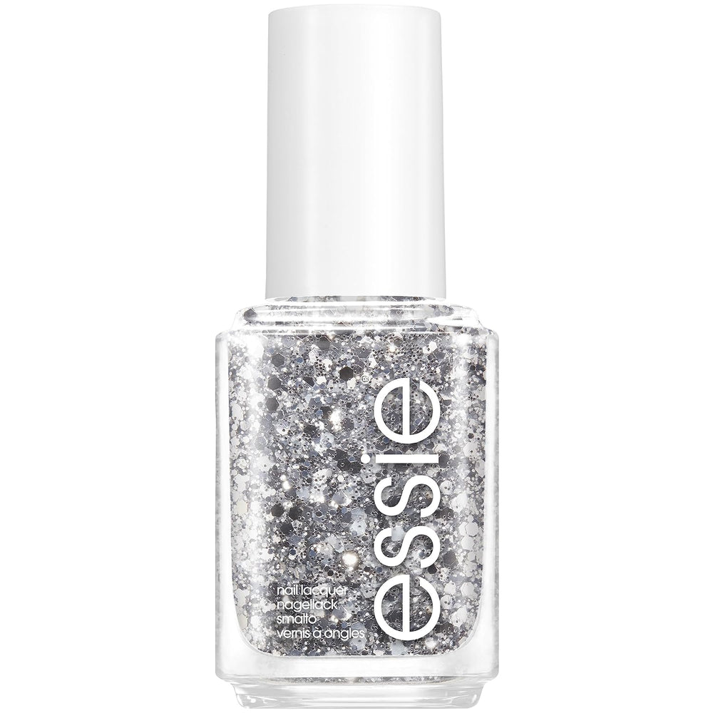 Essie Brokatowy lakier do paznokci nr 275, wycięcie powyżej, brokat/róż, 13,5 ml