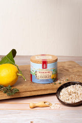 Le Saunier de Camargue Fleur De-Sel Citrone Thymian w dawce 125 g, Premium Meersalz aus Süd-Frankreich, Ideal als Finishing von Speisen und zum Verfeinern von Gerichten