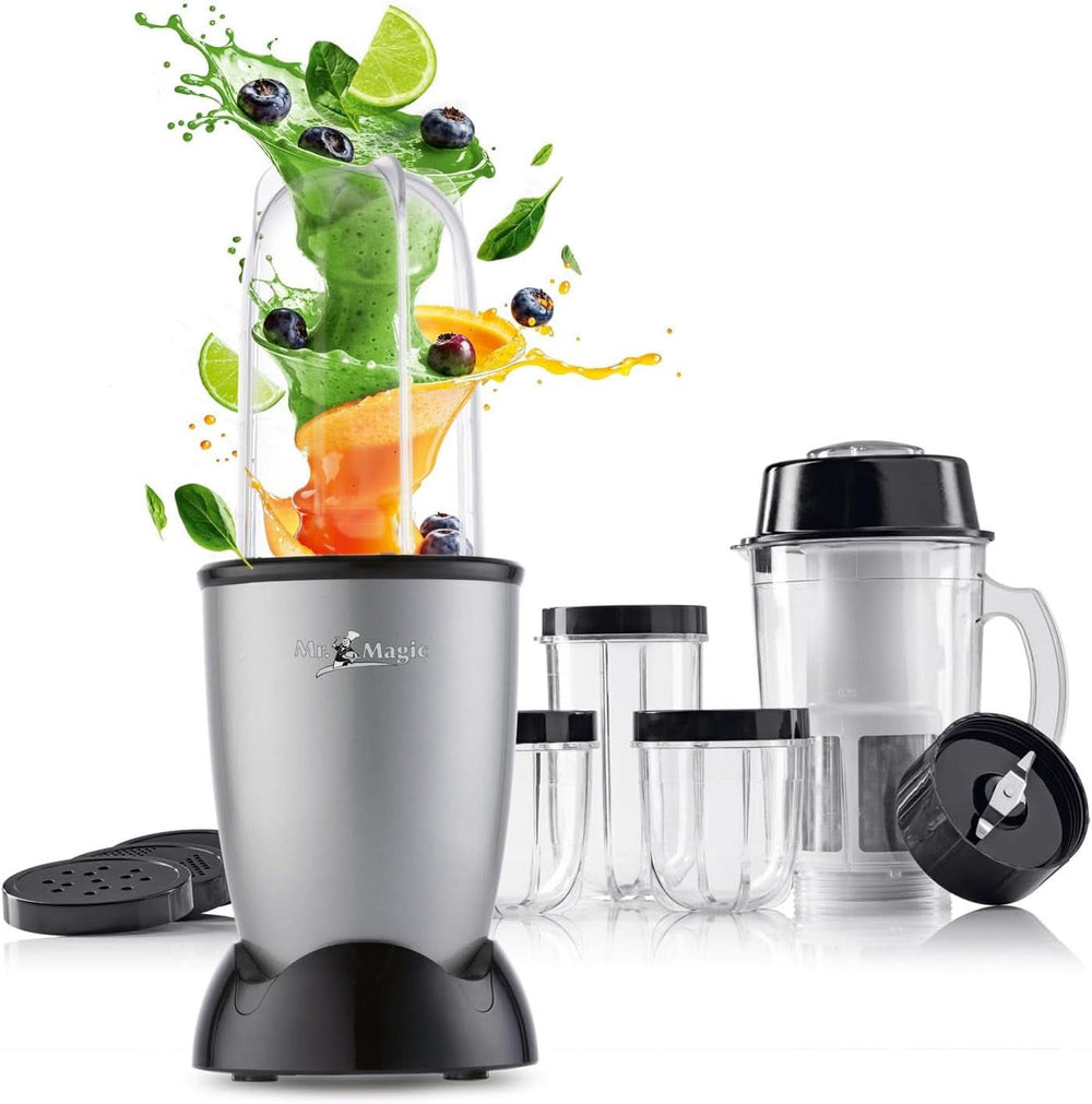 Gourmetmaxx Mr Magic Blender, Smoothie Maker z pakietem akcesoriów Xxl Naty Shop