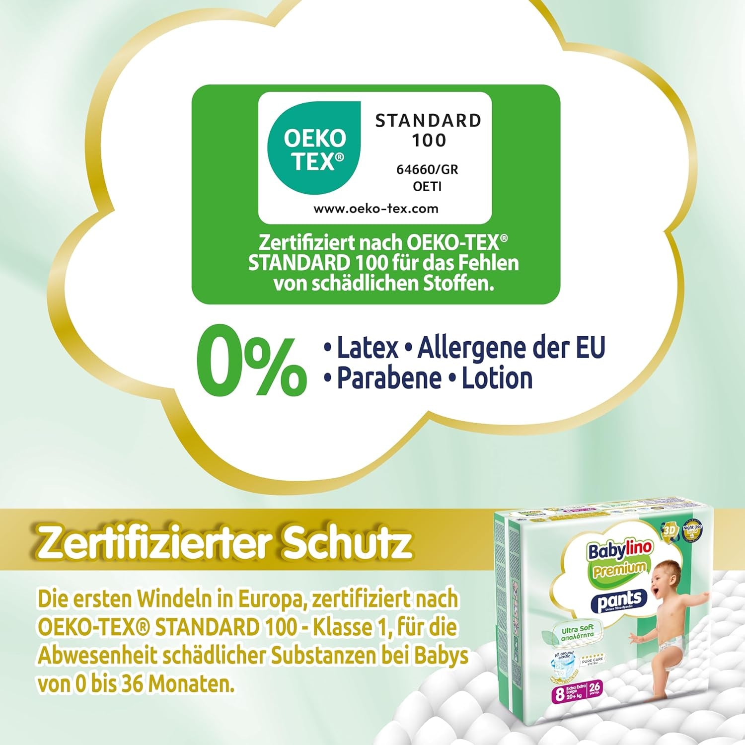 Spodnie Premium rozmiar 8 z ultramiękkim filtrem, XXL (20+ kg), 26 sztuk