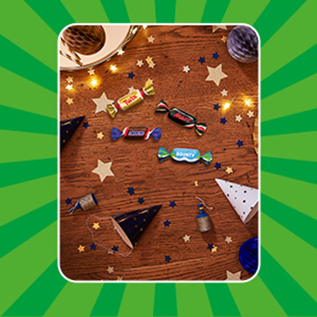 Mix figurek, Mars, Snickers, Bounty i Twix, Batony klasyczne w formacie mini, 296 Batony, Cukierki Czekoladowe 3Kg Naty Shop