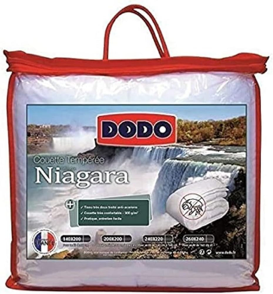 Duvet, Mite-proof, Alb, 240 X 220 Cm, Pentru pat dublu, Quilt Niagara, Moale și confortabil, Lavabil la mașină la 40 °C Plapumi si pilote Naty Shop 200X140 Cm Uni