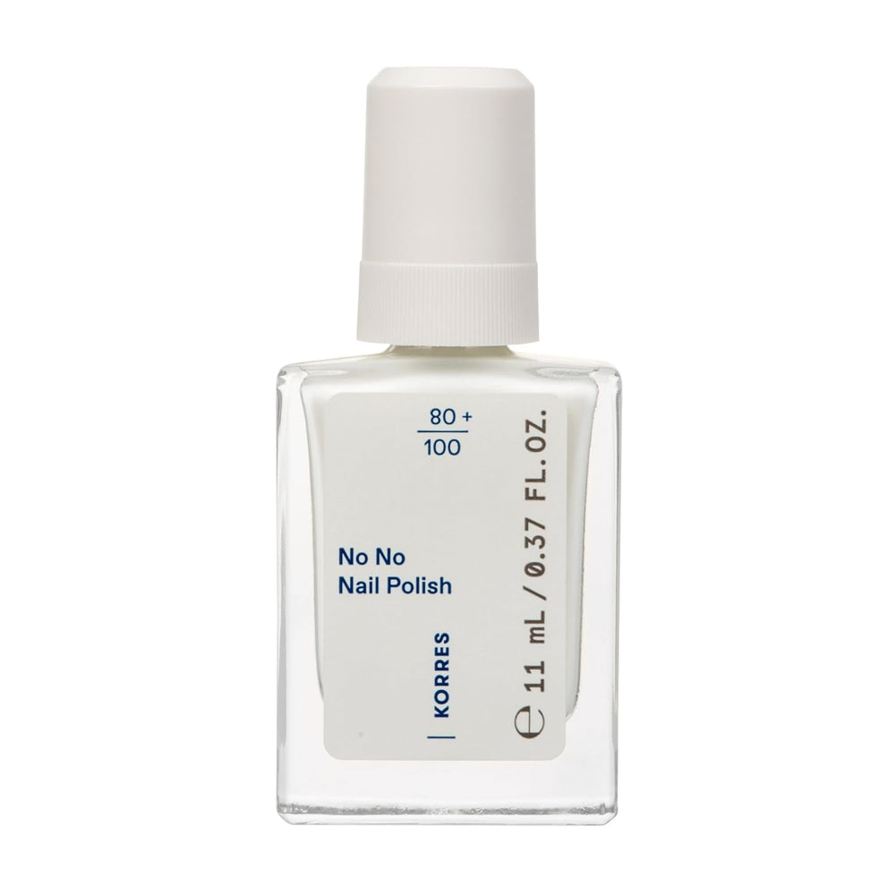 Baza do lakieru KORRES No No - 10% baza wegańska bez uwalniania, dla długotrwałego, odpornego na odpryski koloru, 11 ml - naturalnie wypielęgnowane paznokcie, bez substancji szkodliwych