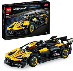 LEGO Technic Samochód wyścigowy Bugatti, zestaw modeli samochodów, zabawka samochodu sportowego, kultowy zestaw samochodów kolekcjonerskich, zabawki do budowania od 9 lat 42151 Zestawy do budowania Besuche den LEGO-Store Default Title