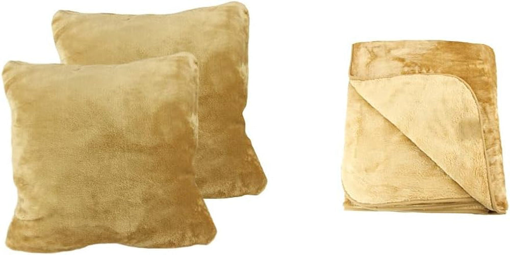 Amago - Wygodny kocyk o wyglądzie kaszmiru 220 x 240 cm - antracyt Łóżka i koce Amago Sand Wygodny koc + poszewka na poduszkę 130 x 170 cm