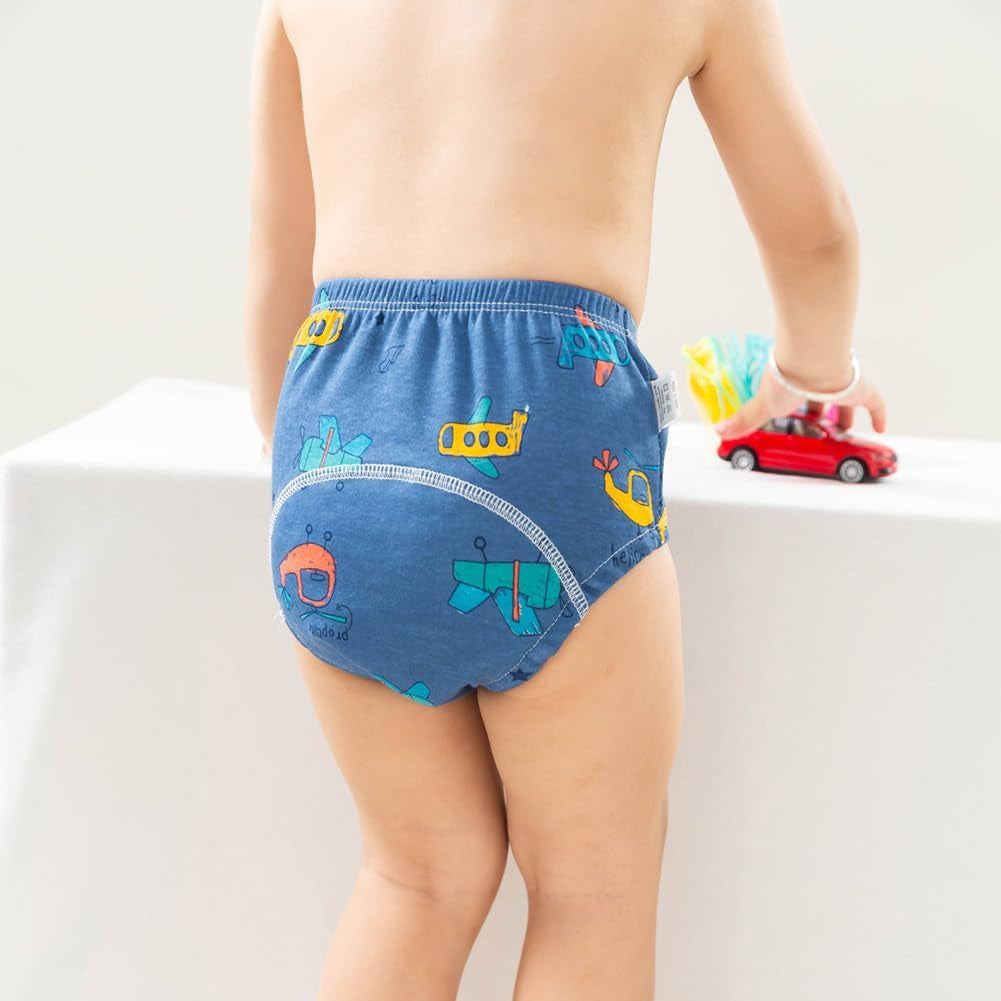 Spodnie do nauki nocnika, nasze spodnie do nauki nocnika dla dzieci (2-3 lata, 7 sztuk, kolor: wielokolorowy, rozmiar S)