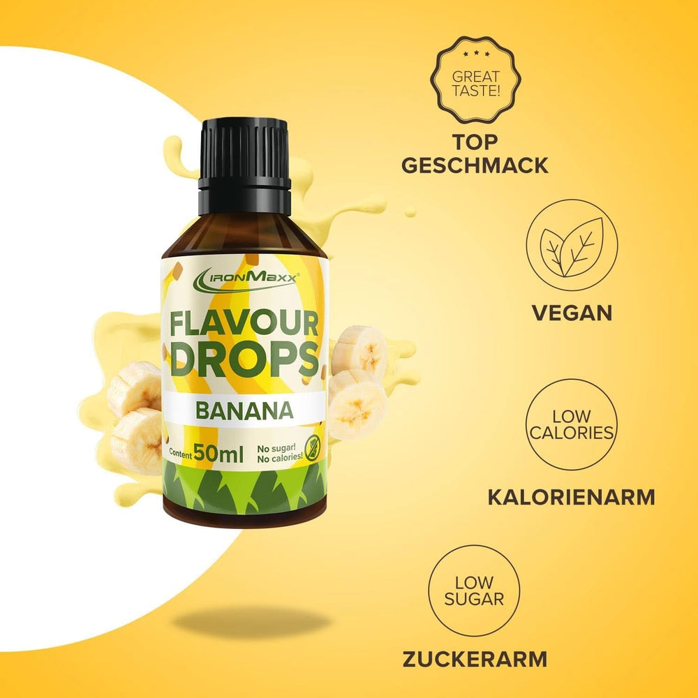 Krople smakowe Ironmaxx - Bez kalorii i bez cukru, 50 ml Smaki Naty Shop