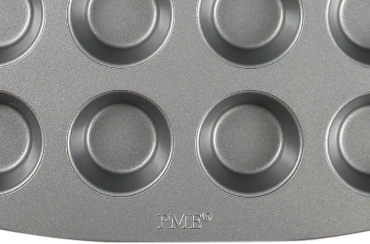 CSB111 Antihaftbeschichtete Mini-Muffinform Mit 24 Löchern Aus Karbonstahl, Edelstahl, Silver, 39,4 X 24,6 X 2,1 Cm Formy i blachy do pieczenia Naty Shop