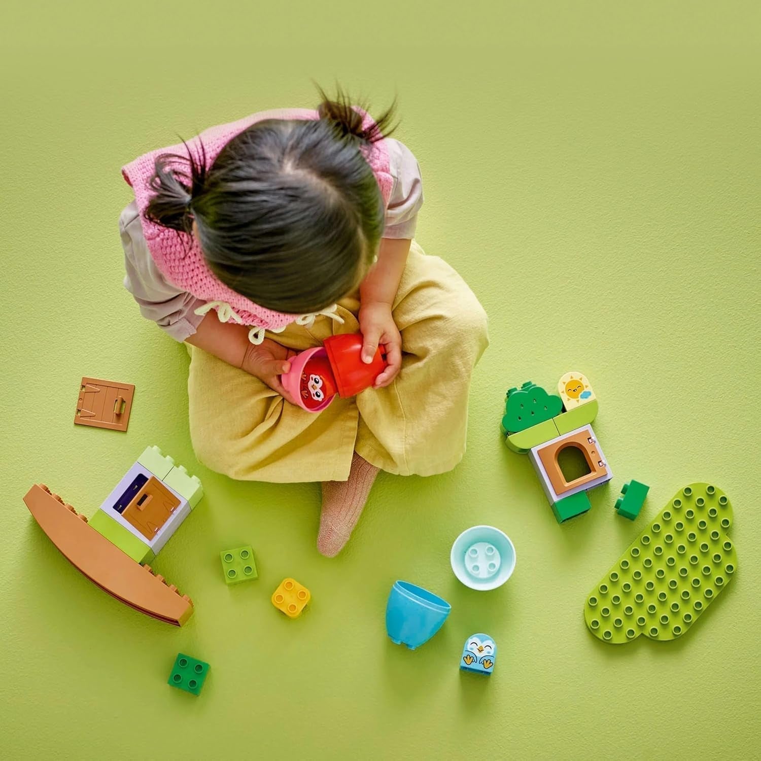 Drzewo LEGO DUPLO do utrzymywania równowagi i układania w stosy, zabawka rozwojowa, zestaw do budowania dla dzieci od 18 miesięcy, kreatywna zabawka dla dzieci, zabawka edukacyjna z 2 ptakami 10440 Zestawy do budowania Besuche den LEGO-Store