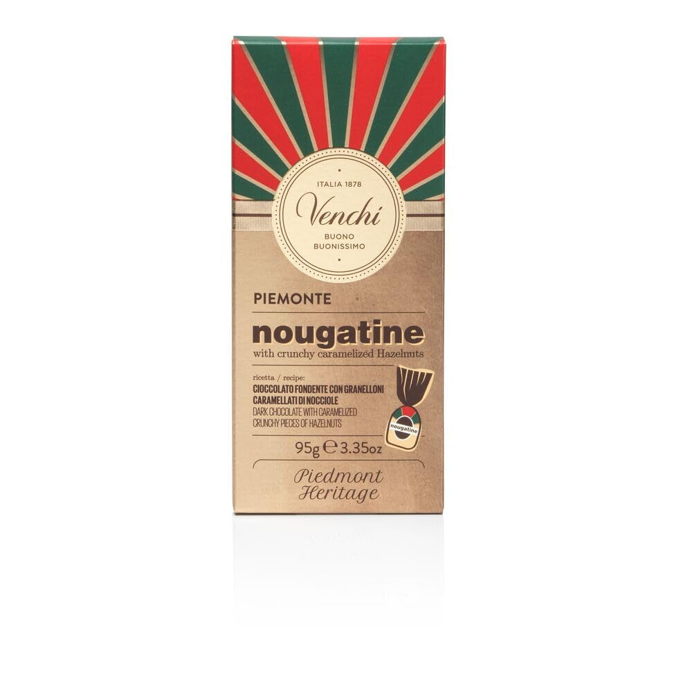 Czekolada mleczna Venchi z całymi orzechami laskowymi ChOG Piemont, 100g - bezglutenowa