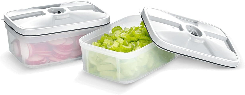 Recipient de vid SEVERIN, recipient de vid durabil cu volum de 0,75 litri per recipient, 2 seturi, transparent, plastic, aparate de bucătărie, ZB 3620 Cutii depozitare alimente Naty Shop Singur