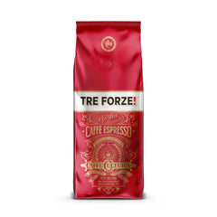 Espresso Caffè - Boabe de espresso - Prăjite tradițional la foc de lemne de măslin, lucrate manual în Sicilia - Boabe de cafea premium 250g pentru aparate de cafea complet automate și aparate cu portafiltru