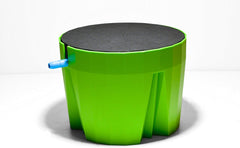 Hydro Farmer, 19-częściowy zestaw doniczek Ø 18 cm (zielony), system uprawy obejmujący 4 doniczki, 4 pierścienie do podlewania, 4 pokrywki, zestaw adapterów i wąż 2 m, hydroponika, aeroponika