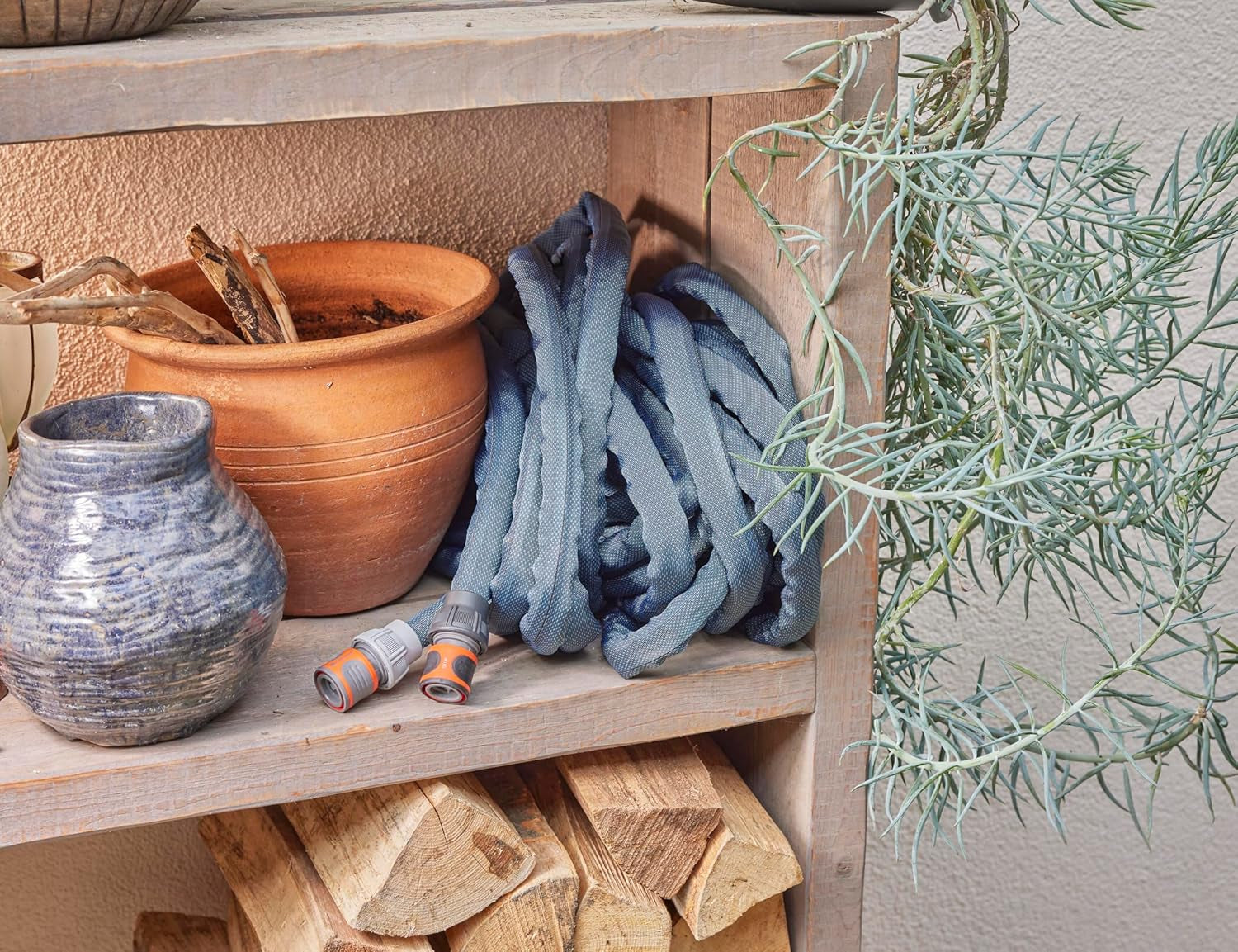 Gardena Liano Xtreme 3/4 inch, Set 30m: Furtun de grădină extrem de robust din material textil, cu furtun interior din PVC, ușor, rezistent la intemperii (18484-20), Multicolor