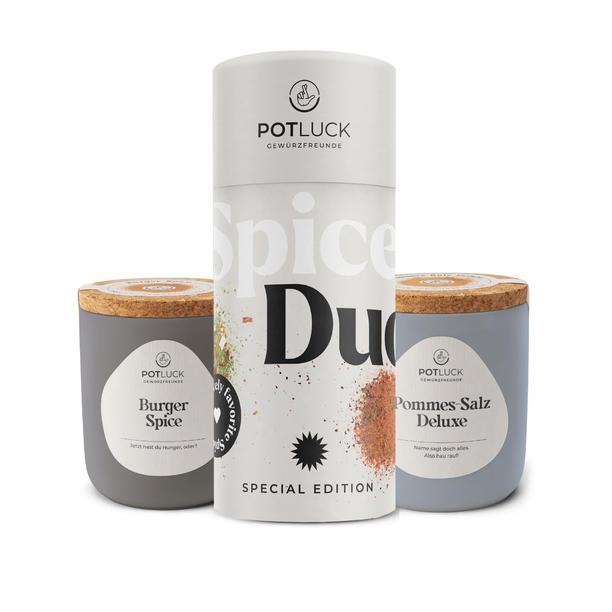 Potluk | Feta Gewürz | Gewürzmischung im Keramiktopf | 50g | Mit natürliche Inhaltsstoffen