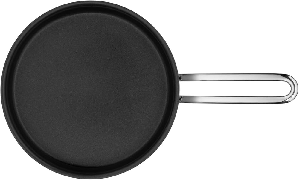 WMF Mini mała patelnia z pokrywką 18 cm, Cromargan z polerowanej stali nierdzewnej, garnki i patelnie indukcyjne Naty Shop