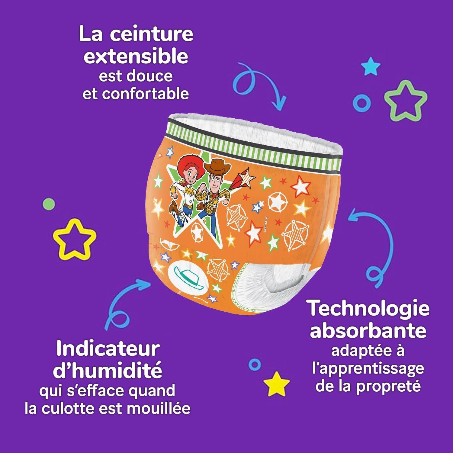 Pieluszki Huggies Pull-Up Trainer dla chłopców - 2-4 lata Rozmiar 6-7 Pieluszki podciągane (40 spodni) - Spodnie do nauki korzystania z toalety ułatwiające naukę korzystania z toalety - Ucz się od mokrej do suchej