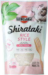Ryż Miyata w stylu Shirataki z mąki konjac, 1 opakowanie (1 x 270g)