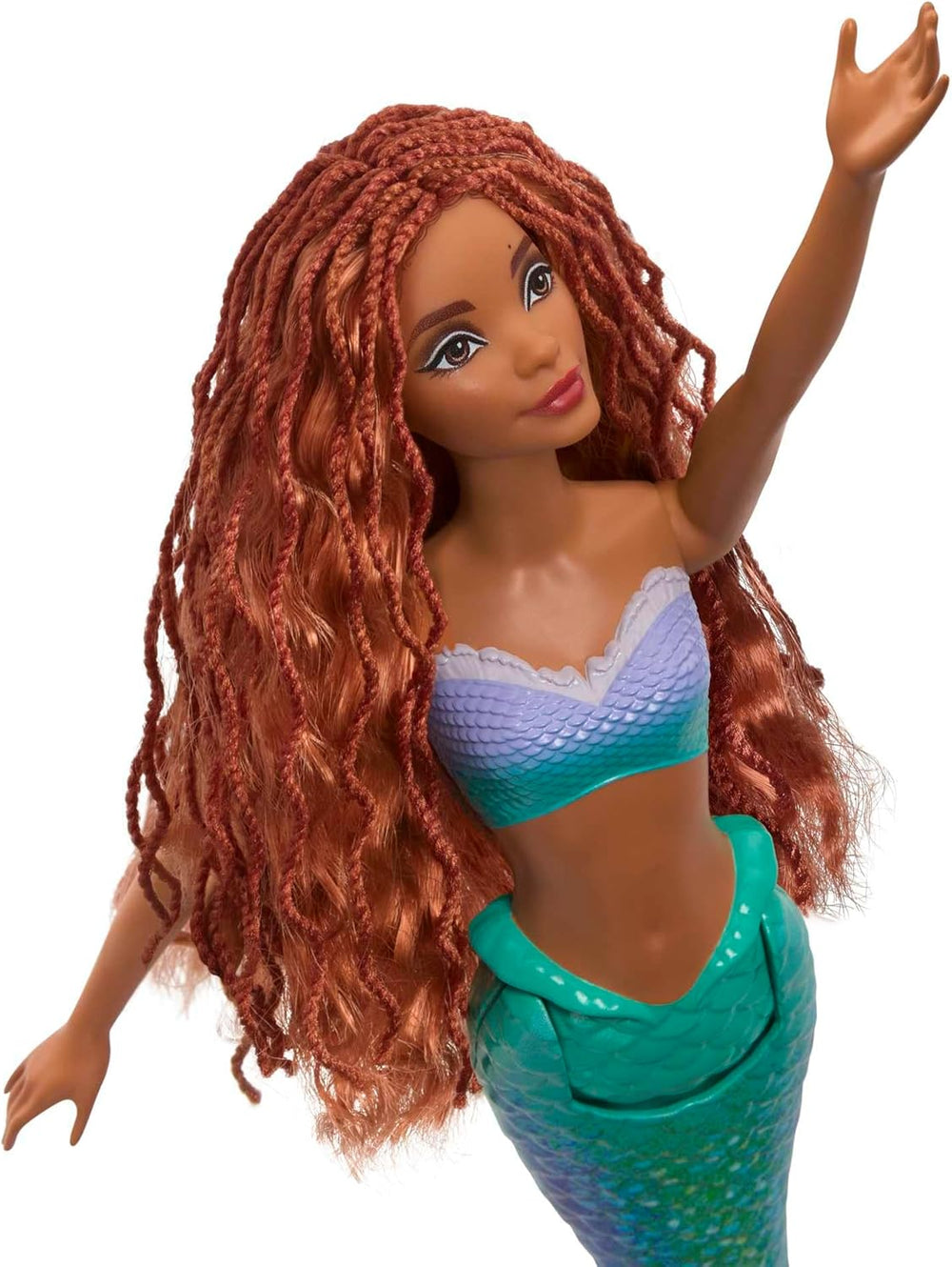 Păpușa Mattel Disney Ariel - Mica Sirenă, inspirată de filmul Mica Sirenă, jucărie sirenă, poziționabilă, cadouri Disney, jucărie pentru vârste de 3 ani și peste, HLX08
