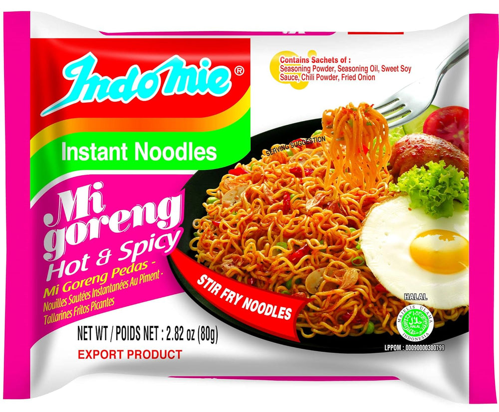 INDOMIE - Makaron błyskawiczny Mi Goreng - Opakowanie zbiorcze (40 x 80g)