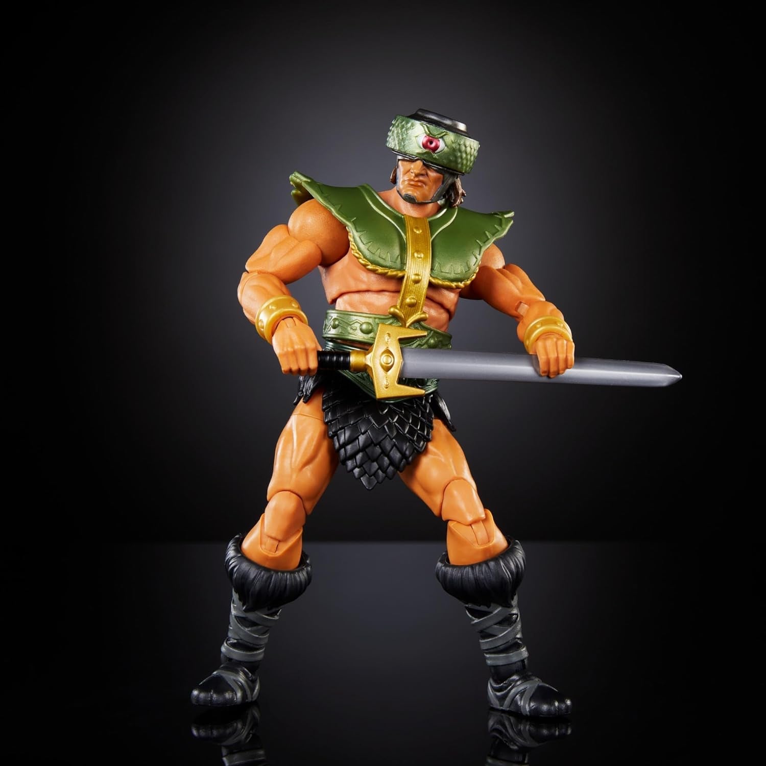 Masters of the Universe Masterverse New Eternia Tri-Klops Action Figure, figurină de colecție Deluxe cu 30 de puncte de mișcare și accesorii, Motu Toy, HYC52 Action figures Naty Shop