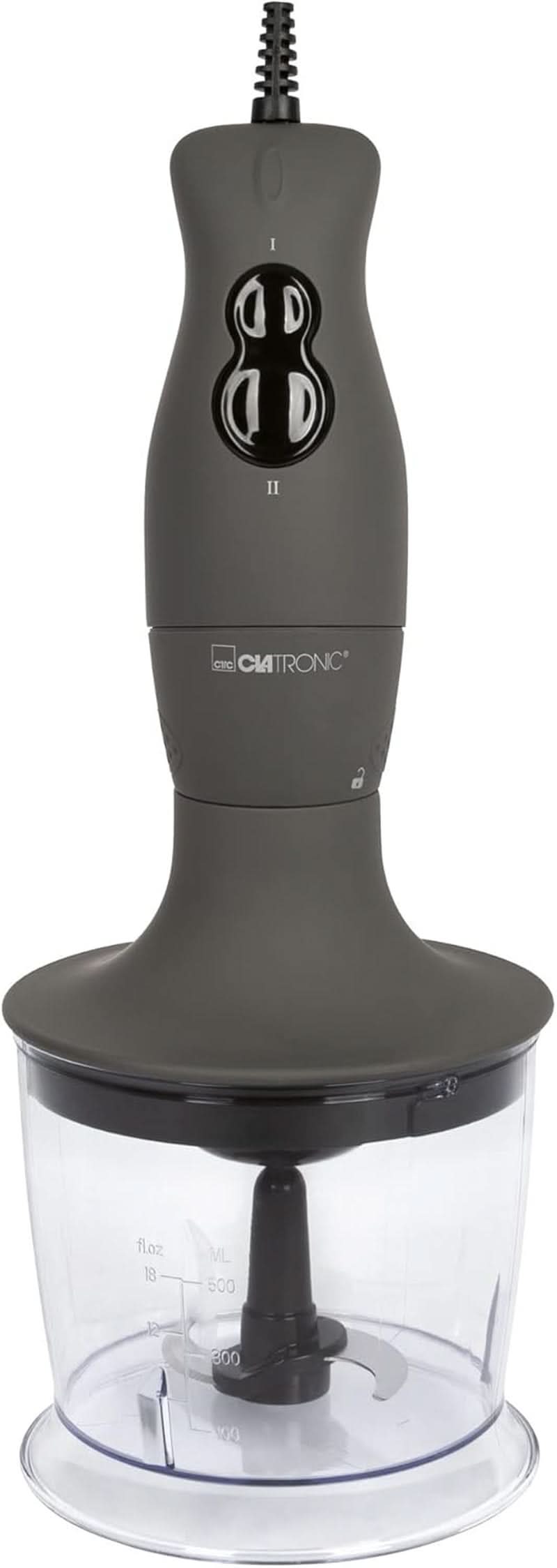 Zestaw mikserów stojących Clatronic® | Mikser, Pürierstab, Zerkleinerer Aus Edelstahl | 400 W | 2 Geschwindigkeitsstufen | Allesschneidera | Mixbehälter | Schneebesen | Multizerkleiner | SMS 3777 Kuchnia Naty Sklep