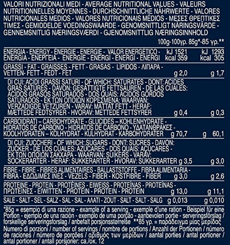 Barilla Selezione Oro Szef kuchni Spaghettini n. 3, opakowanie 12 sztuk (12 x 1 kg)