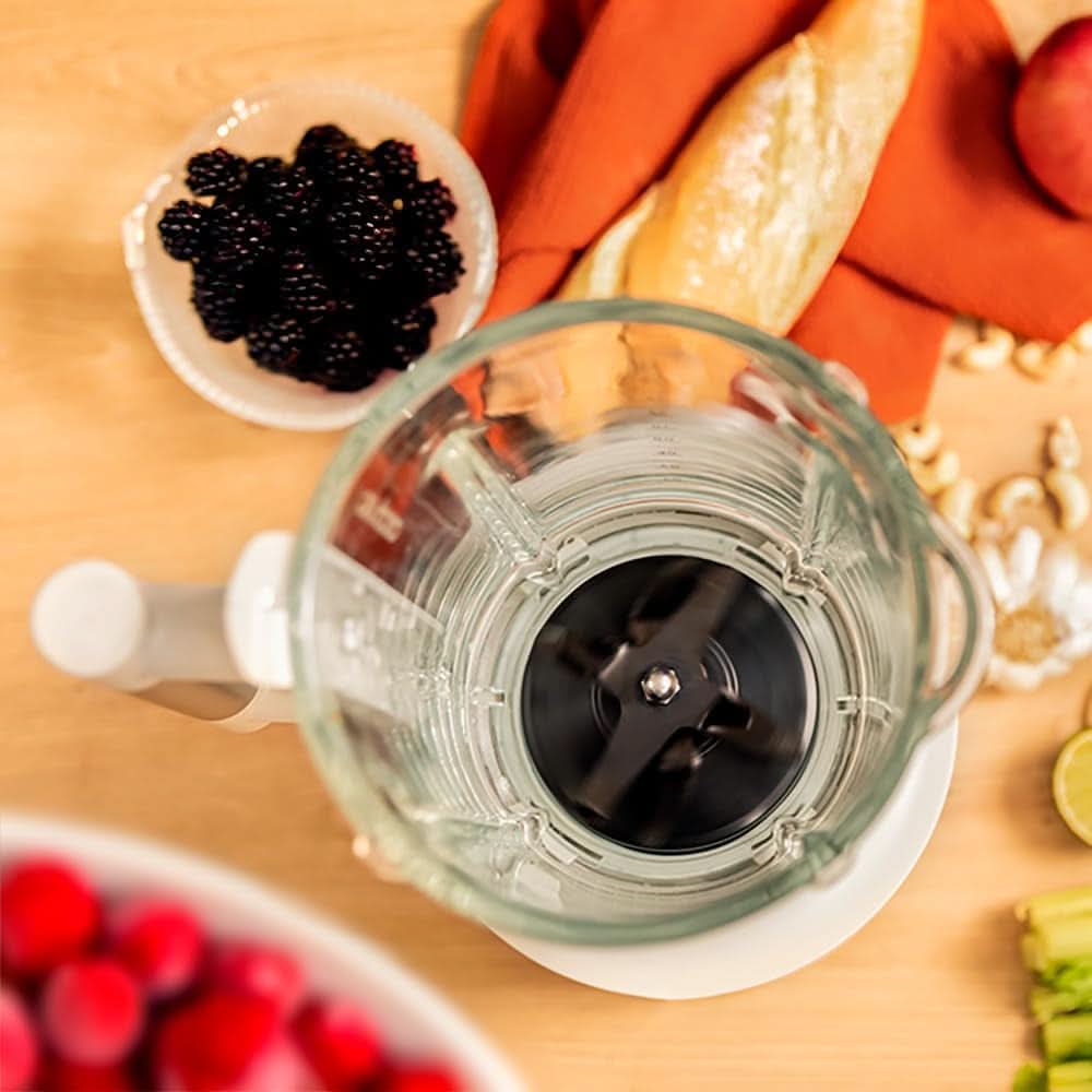 Mikser stojący Cecotec Grand Katana 2700MAX Total Destroy W. Maximalleistung 2700W, Gegenläufige Technologie, 8-Klingen-Messer Mit Schwarzer Titanbeschichtung, Thermoresistenter Krug 1,8L Matka i Dziecko Naty Shop