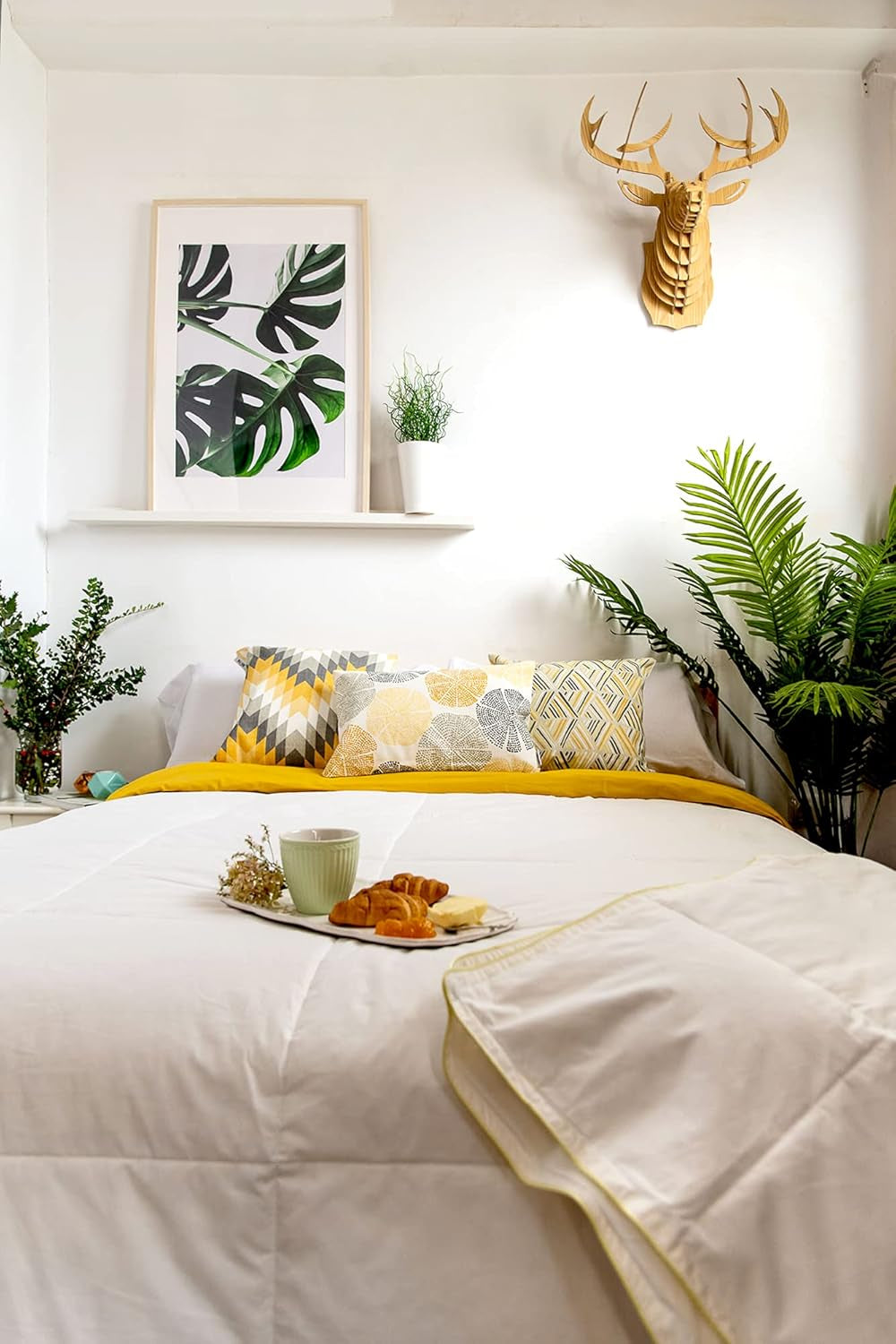 Poszewka puchowa Sancarlos Vivaldi, bawełniana, biała, Cama 105-180 X 220 Cm Kołdry i kołdry Naty Shop