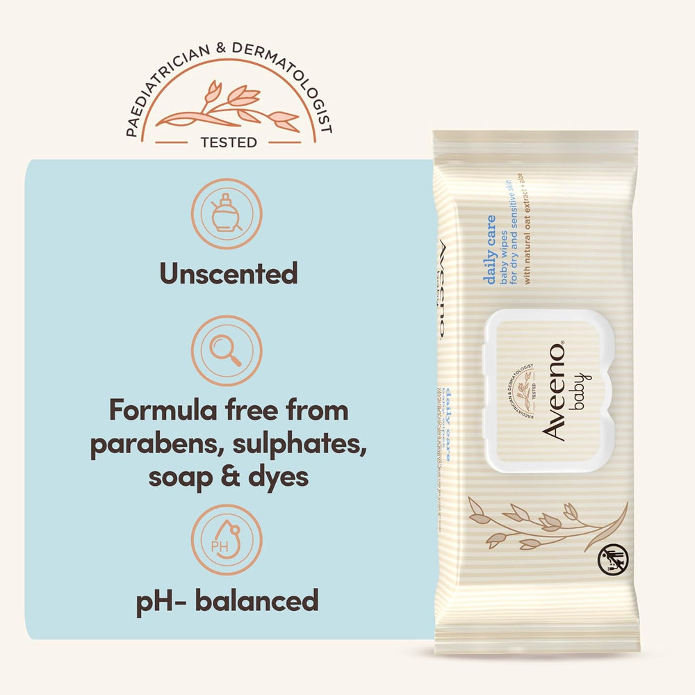 Chusteczki nawilżane do codziennej pielęgnacji, delikatnie i skutecznie oczyszczają wrażliwą skórę, artykuły dla dzieci, białe, 12 sztuk (łącznie 864 chusteczki)