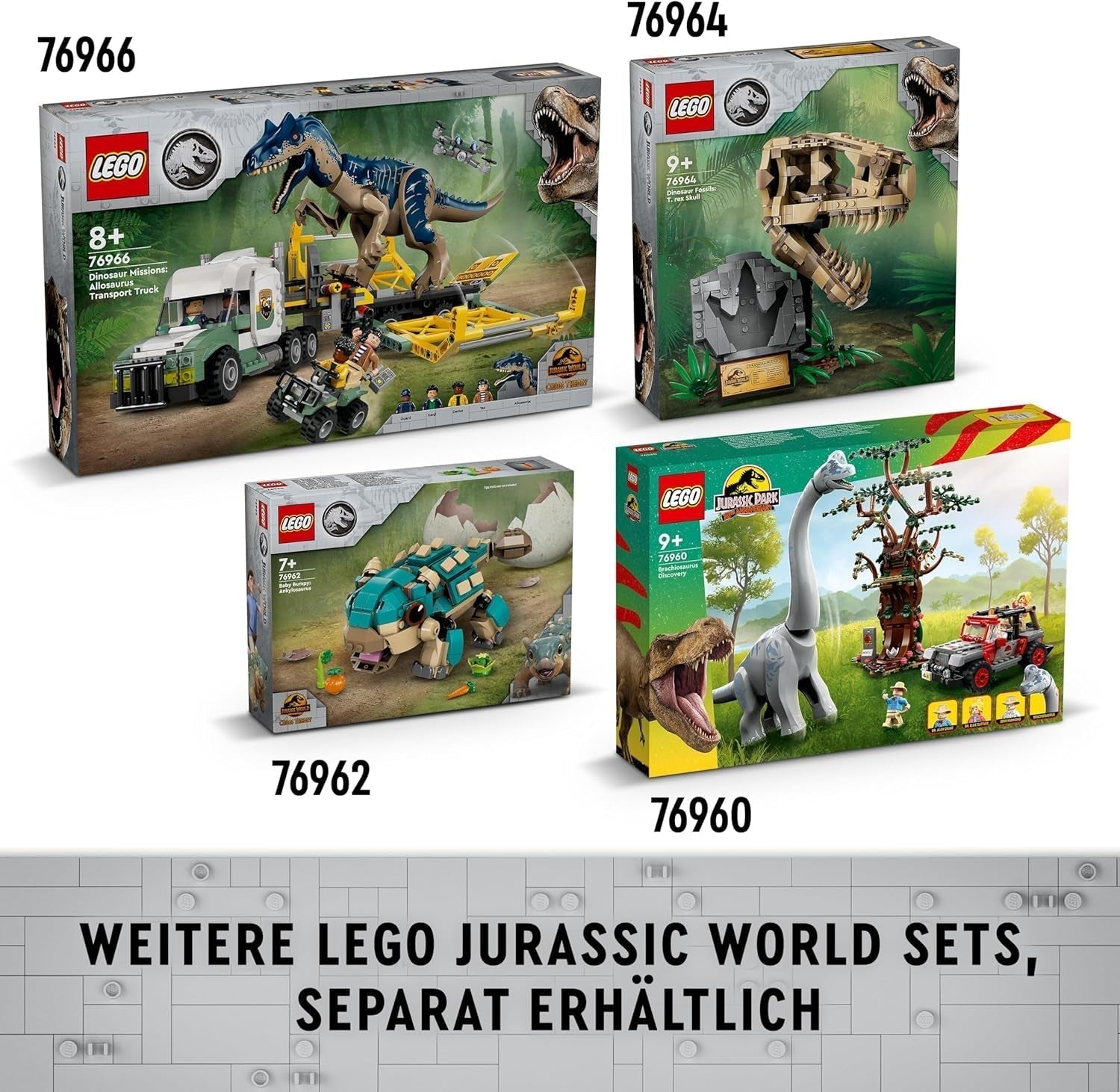 LEGO Jurassic World Dinosaur Missions: Discovery Of The Stegosaurus, Adventure Playset pentru băieți și fete de la 6 ani în sus, cadou pentru fanii lui Ben și Sammy 76965 Seturi de constructie Besuche den LEGO-Store