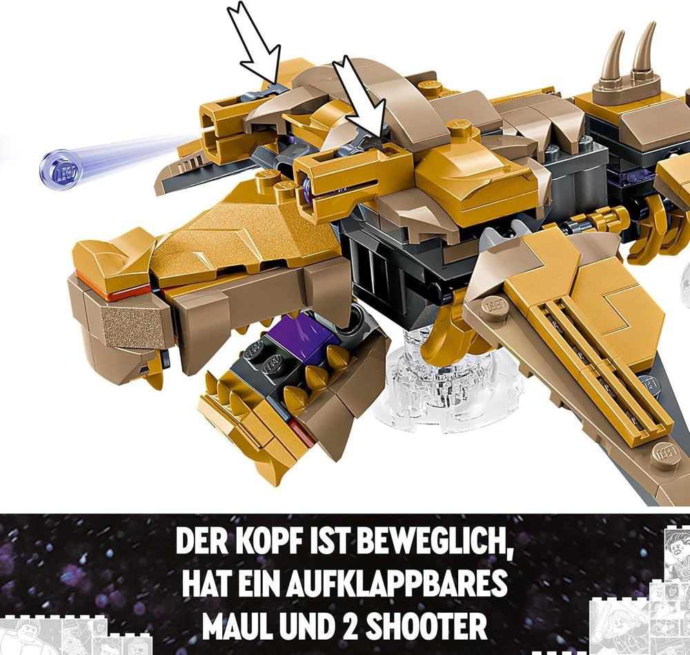 LEGO Marvel Avengers kontra. Zestaw zabawkowy Lewiatan z Hulkem i Kapitanem Ameryką, Lokim, Czarną Wdową i Chitauri Minifigurki Zestaw Avengers dla chłopców i dziewcząt w wieku 7+ 76290 Zestawy do budowania Besuche w sklepie LEGO