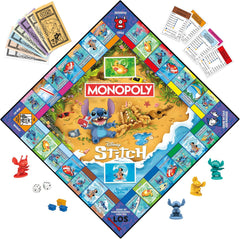 Gra planszowa Monopoly Disney Stitch Edition - wersja niemiecka