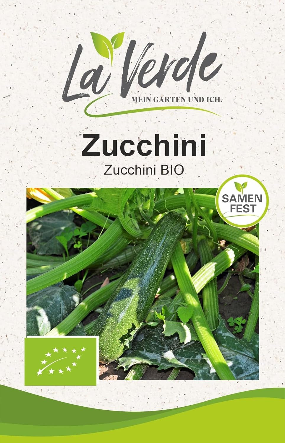 La Verde MEIN GARTEN UND ICH. Gold Rush Zucchini Samen Für Ca. 8–10 Pflanzen, Fruchtgemüse, Saftig Und Aromatisch, Saatgut Ohne Gentechnik