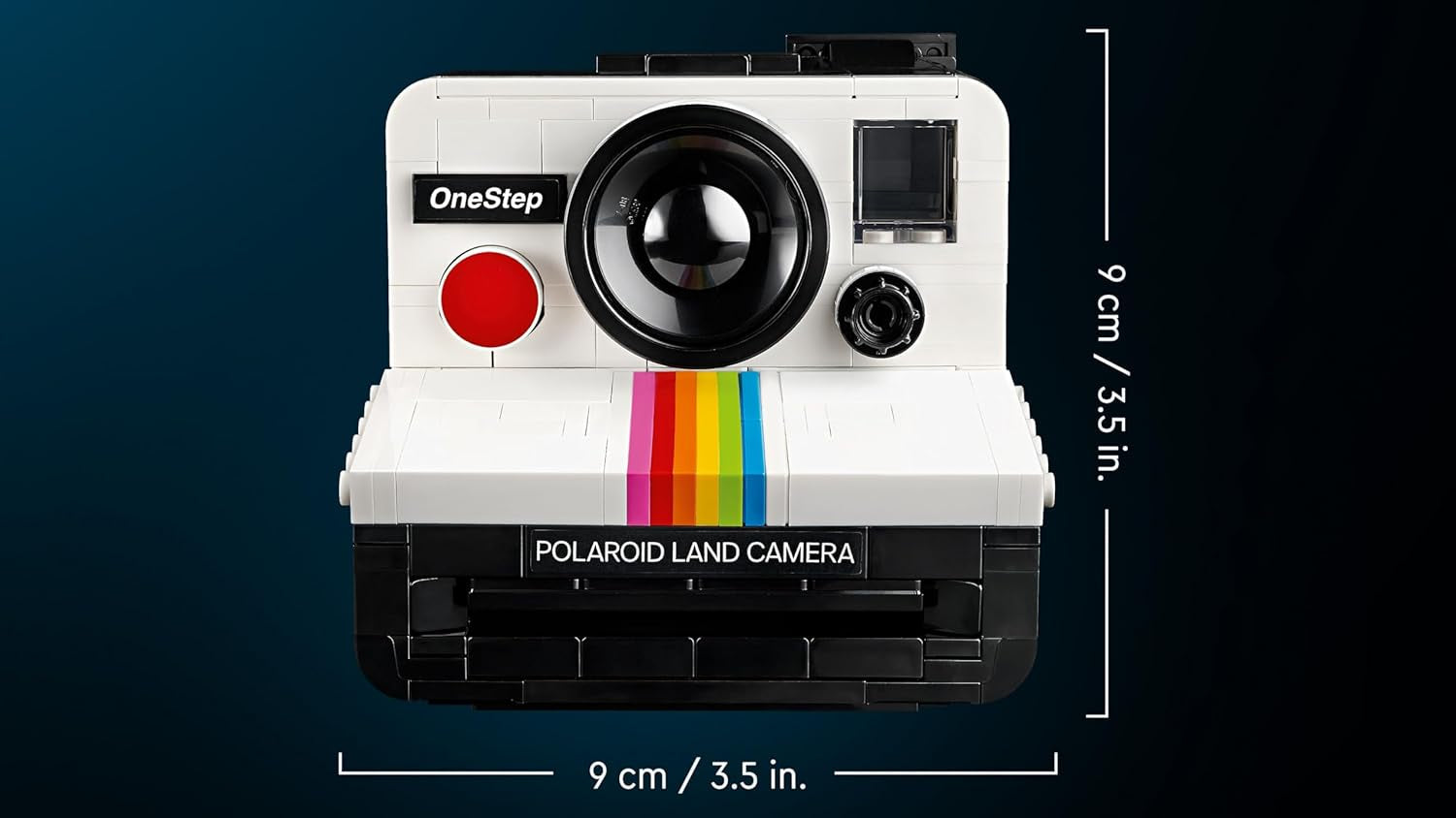 LEGO Ideas Polaroid OneStep SX-70 Kamera-Set für Erwachsene, Sammlerstück mit authentischen Details, kreative Beschäftigung, Fotografie-Geschenke für Männer, Frauen, Ihn, Sie & Teenager 21345