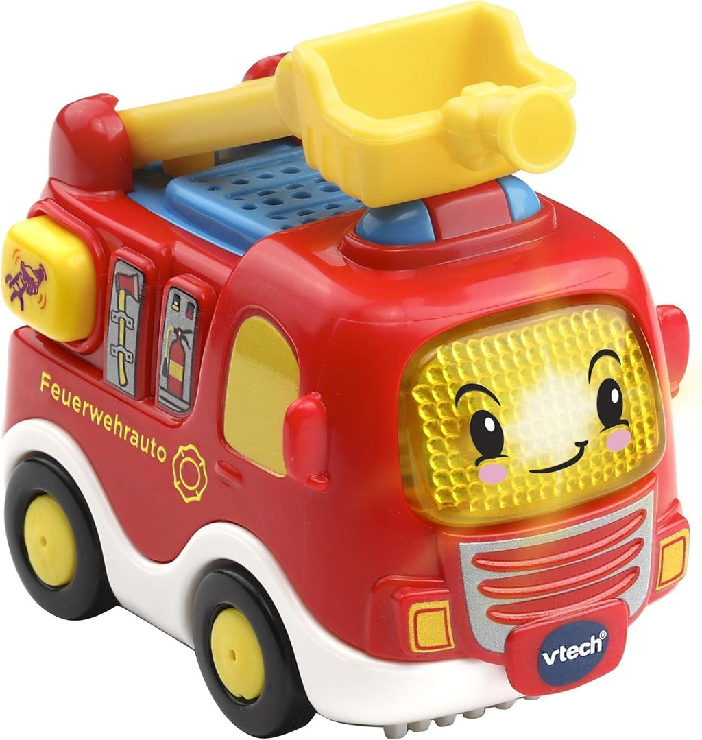 Vtech 80-524404 TUT TUT Baby Speedster - Deluxe Road Set, Mașini pentru copii, Multicolor & 80-514004 TUT TUT Mașină de pompieri pentru copii, Multicolor Jucarii Bebe Naty Shop