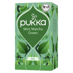 Pukka | Ceai de plante organic „Mint Matcha Green” | Mentă, mentă piperată și matcha | Ceai verde pentru prospețime dimineața | Pachet de 1 | 20 pliculețe de ceai