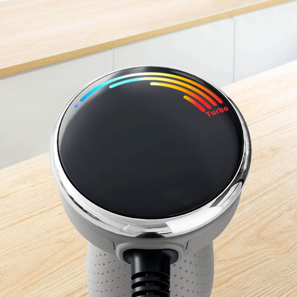 Tefal Quickchef+ 3-w-1 XL Stabmixer/Zerkleinerer/Schneebesen, 1000 W, Intuicyjny Geschwindigkeitsregelung, Turbo-Taste, Powelix-Messer-Technologie, Edelstahl, Grau, HB67MB30 Kitchen Naty Shop