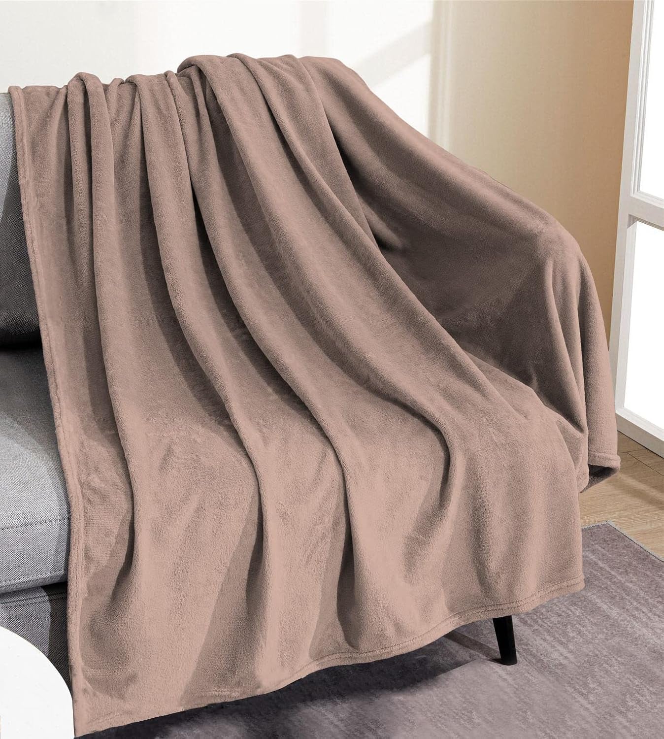 Miękki koc | Krata | Miękki dotyk | 130 x 160 cm | Kołdry i kołdry pudrowe Naty Shop